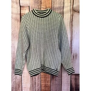 Ron Dorff Wool Crewneck Sweater Textured Knit Scandi Minimalist Size Medium